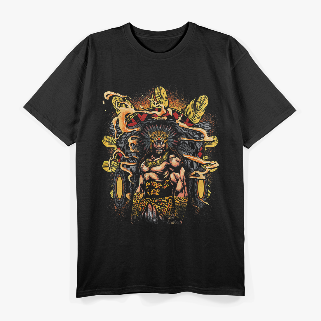 Aztec Ancient Warrior: Fierce Strength of Native Mexican Heritage T-Shirt
