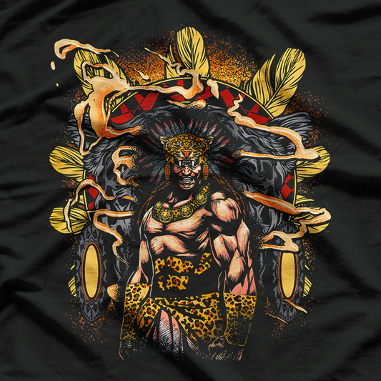Aztec Ancient Warrior: Fierce Strength of Native Mexican Heritage T-Shirt