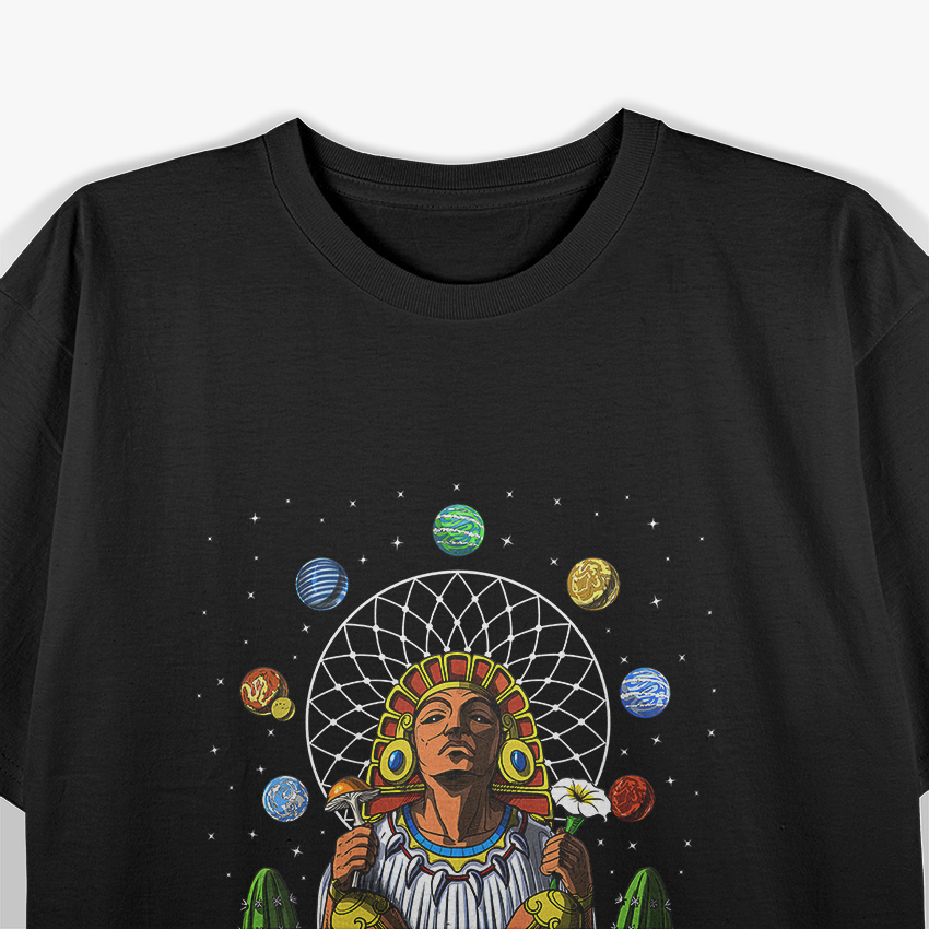 Aztec God: Ancient Maya and Native Deity of the Americas T-Shirt