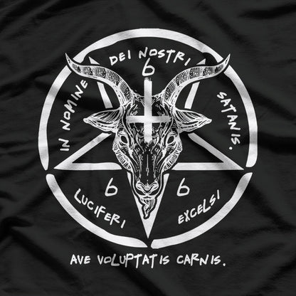 Baphomet Sigil of Satan – A Powerful Symbol of Dark Mysticism T-Shirt