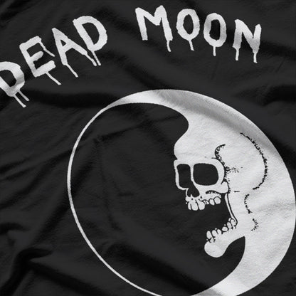 Dead Skull Moon Eerie Fusion of Darkness and Cosmic Mystery T-Shirt
