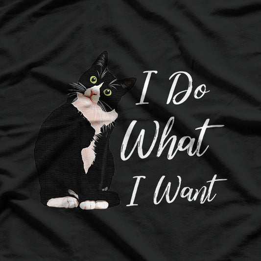 Do What I Want Vintage Black Cat T-Shirt