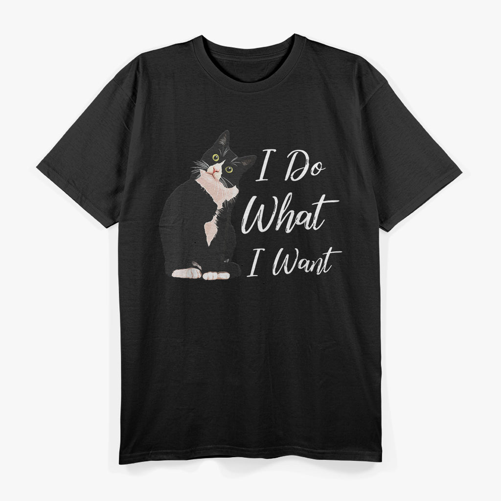 Do What I Want Vintage Black Cat T-Shirt