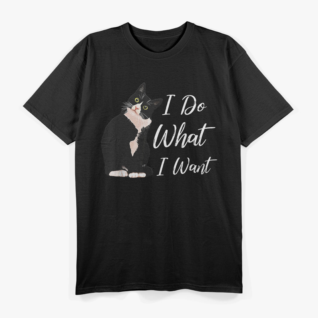Do What I Want Vintage Black Cat T-Shirt