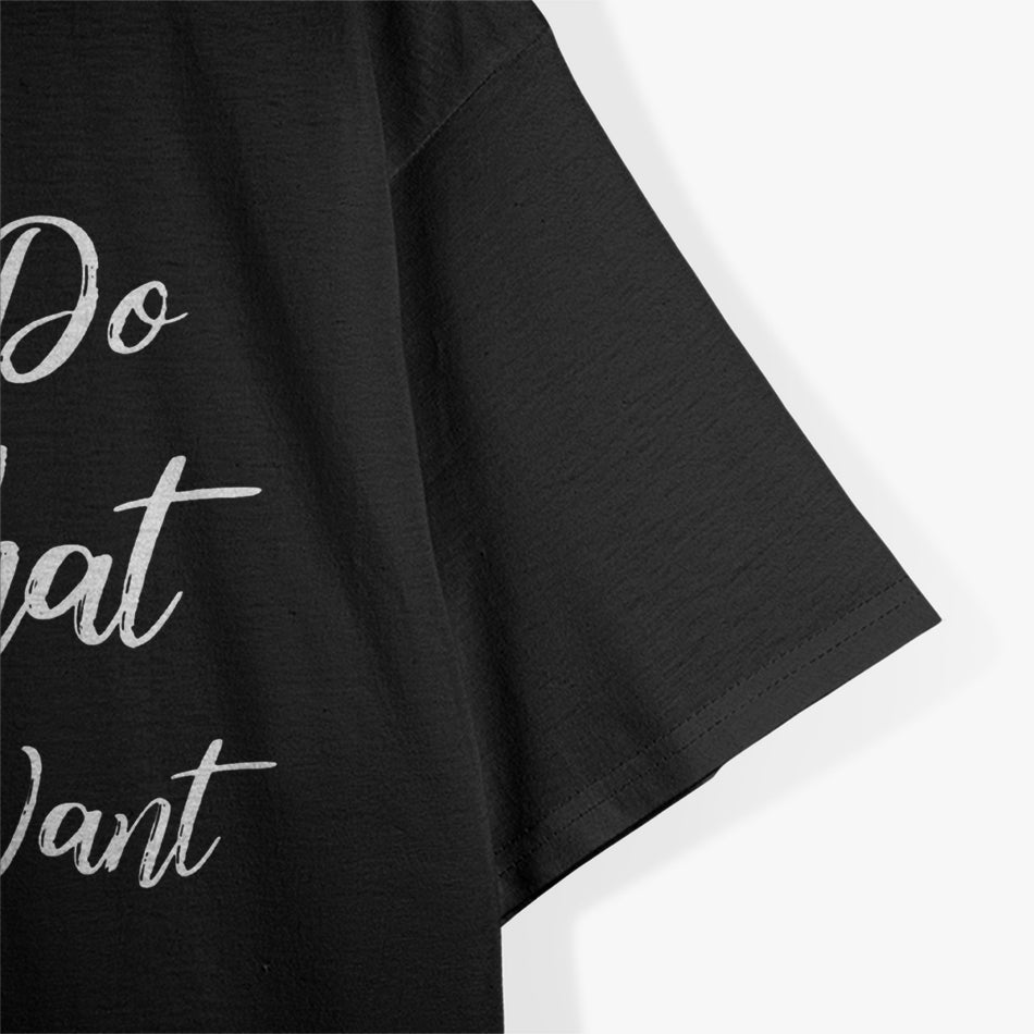 Do What I Want Vintage Black Cat T-Shirt