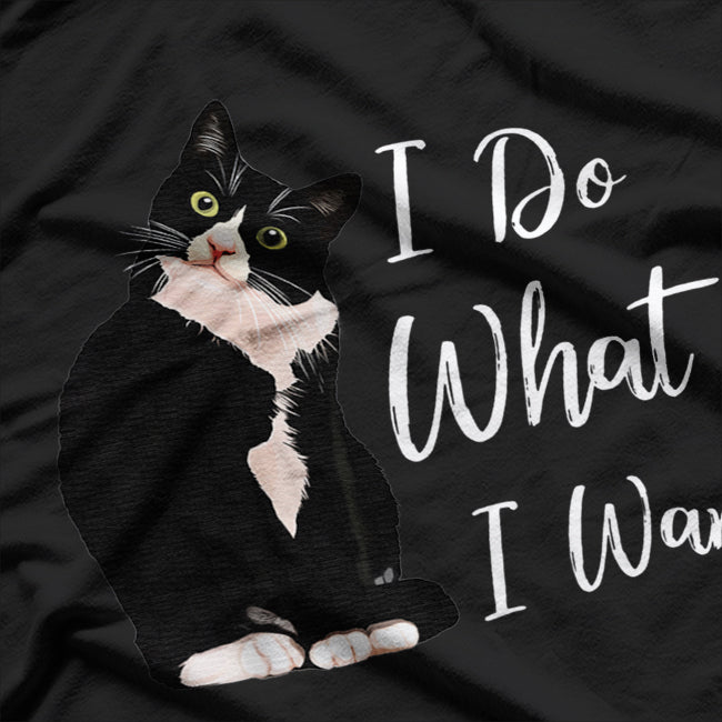 Do What I Want Vintage Black Cat T-Shirt