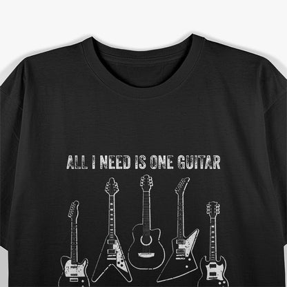 Funny Vintage Guitar Collection A Classic Tribute T-Shirt