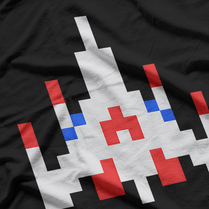 Galaga Spaceship Arcade Games T-Shirt