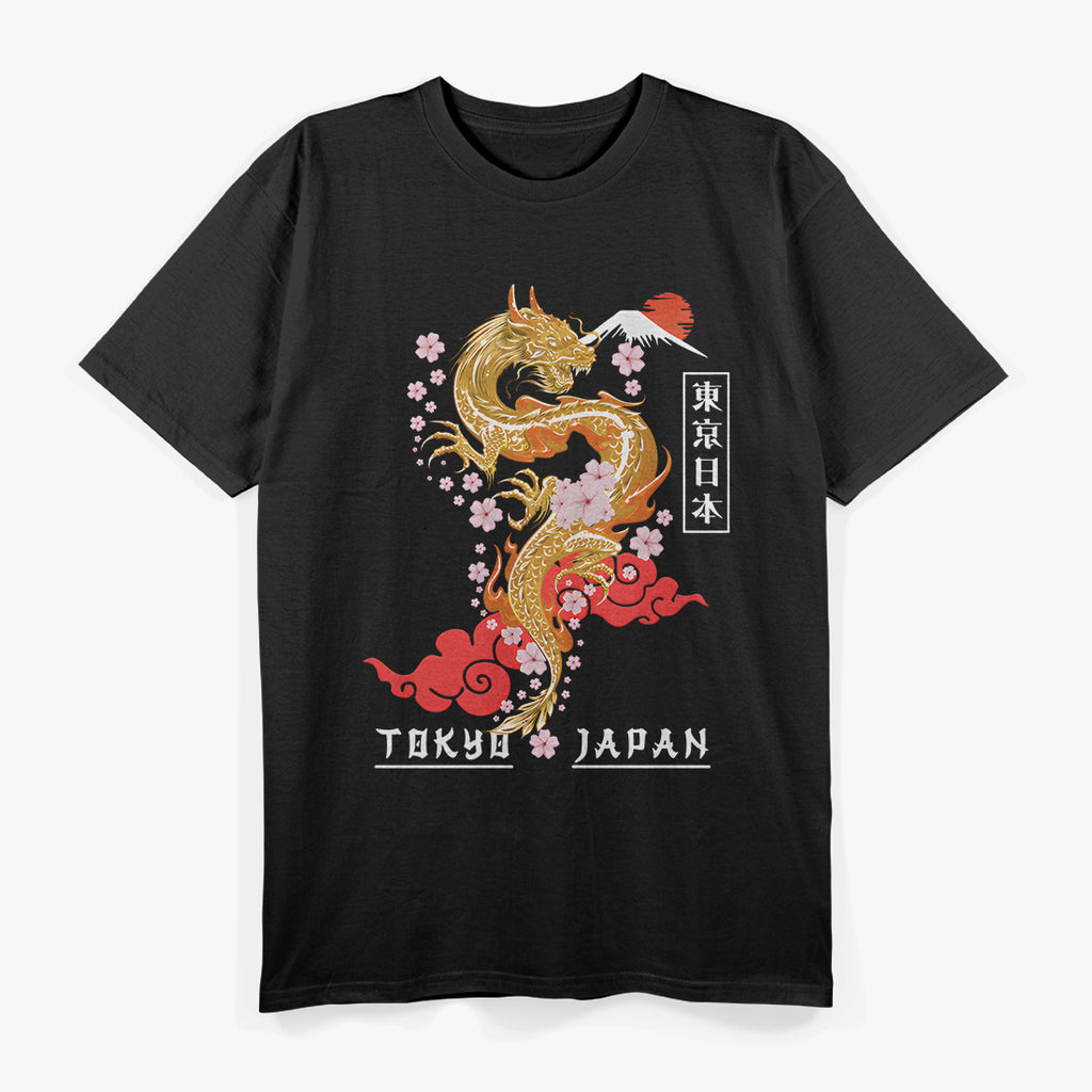 Japanese Dragon of Tokyo Mythical Power and Tradition T-Shirt