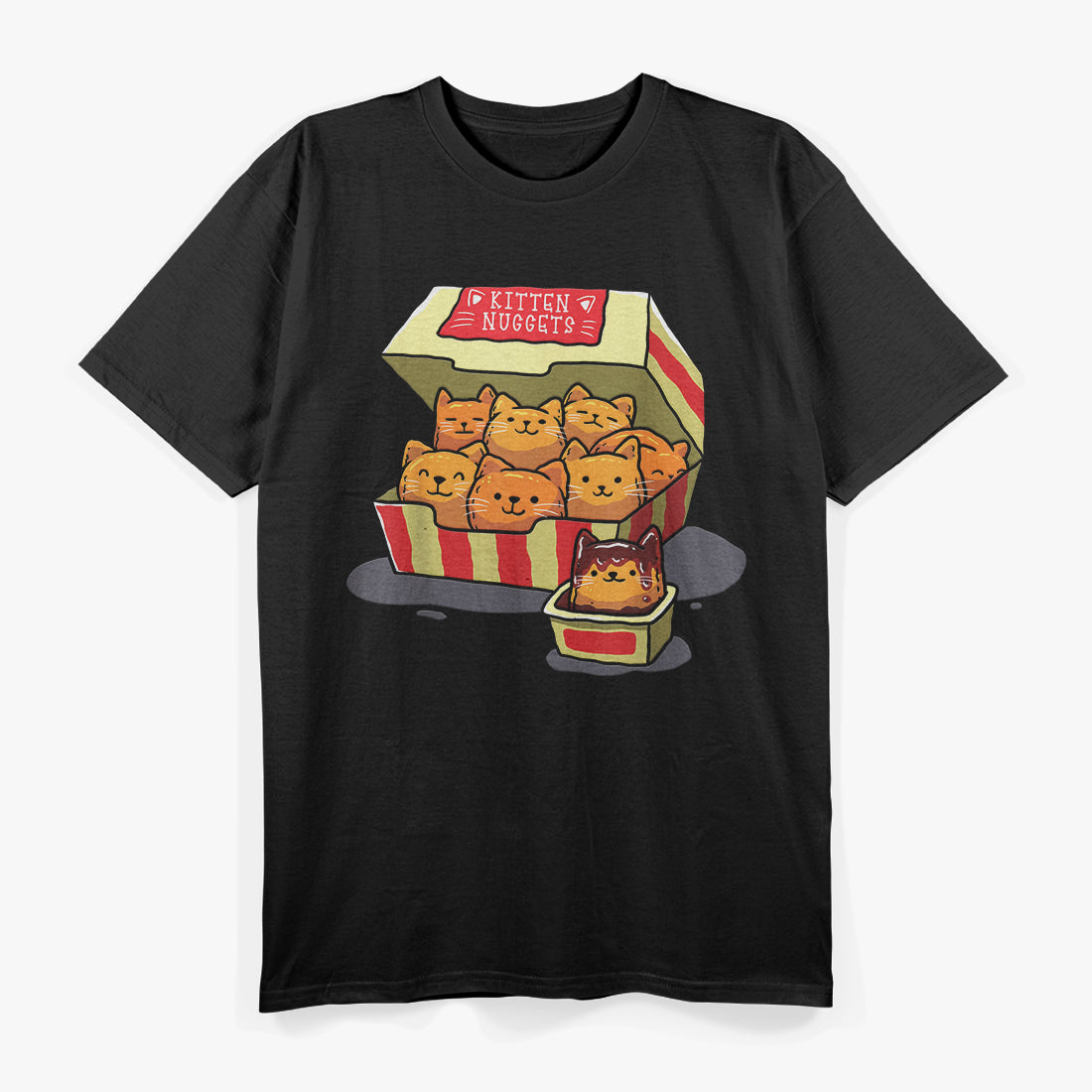 Kitten Nuggets Fast Food Cat Cute T-Shirt