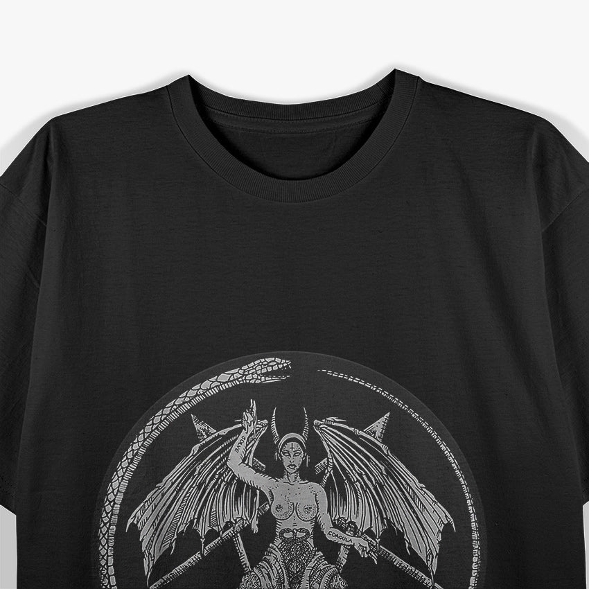 Lilith Female Devil, Gothic Pagan, Samael Witchcraft & Occult T-Shirt