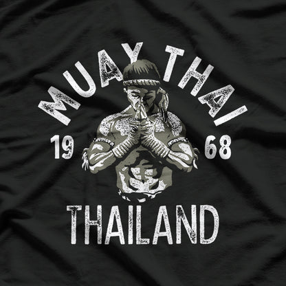 Muay Thai Thailand Vintage Combat Art of the Land of Smiles T-Shirt