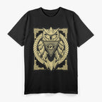 Owl Pyramid A Symbol of Ancient Wisdom and Vision T-Shirt