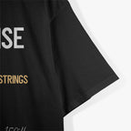 Praise Him With Strings Christian Guitar Psalm 150:4 T-Shirt