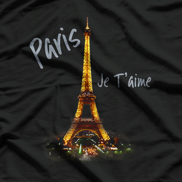 Retro Eiffel Tower Paris Shirt Vintage I Love Paris France T-Shirt