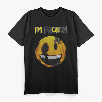 Broken but Smiling Invisible Illness Awareness T-Shirt