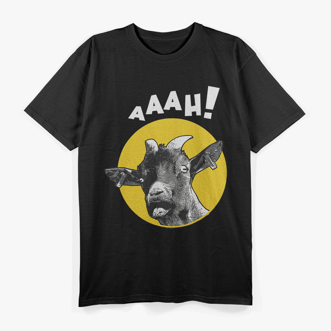 Aaah! Screaming Goat Animal Design T-Shirt