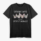 My Spirit Animal Hairless Cat Owner Cats Sphynx Cat Face T-Shirt