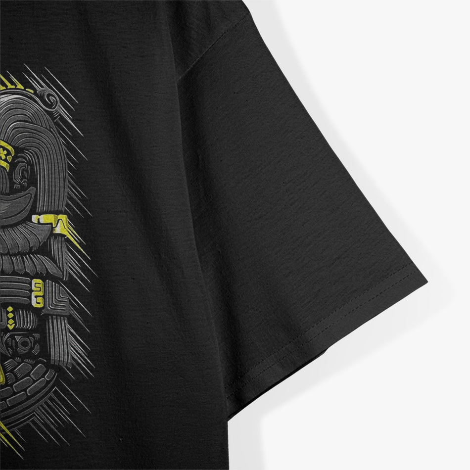 Maya Statue Tribute to Native Aztec Civilization T-Shirt