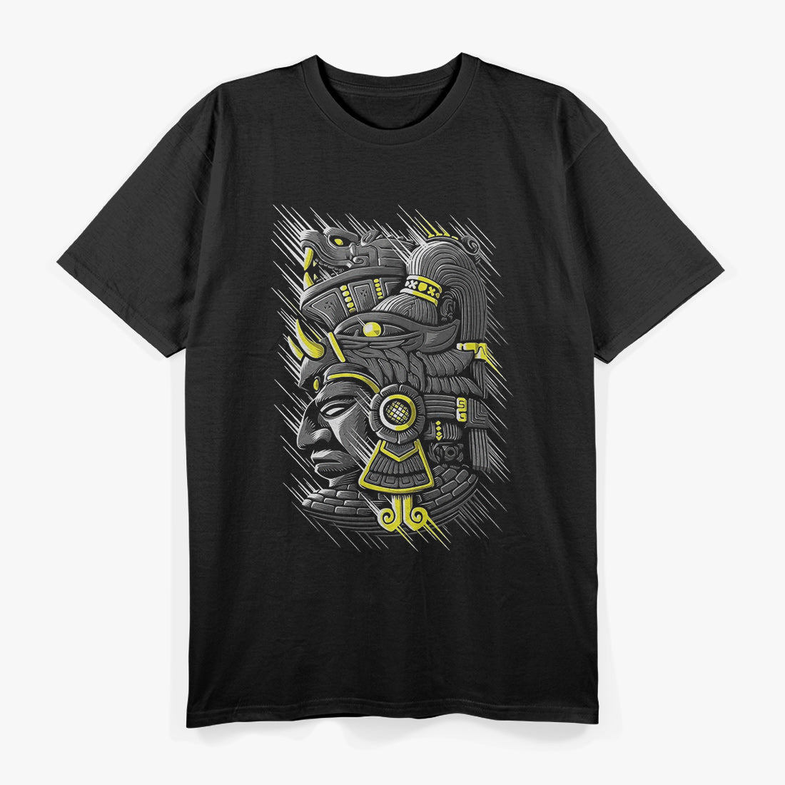 Maya Statue Tribute to Native Aztec Civilization T-Shirt
