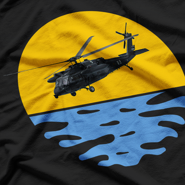 Sunset Army UH-60 T-Shirt