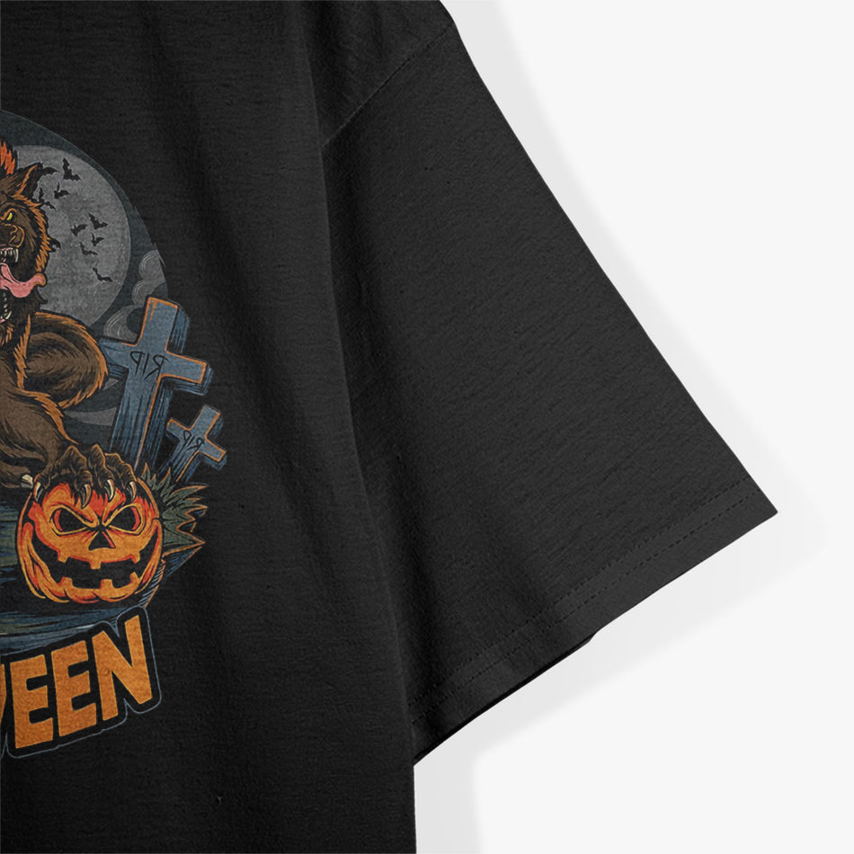 Werewolf Halloween Howl at the Full Moon T-Shirt