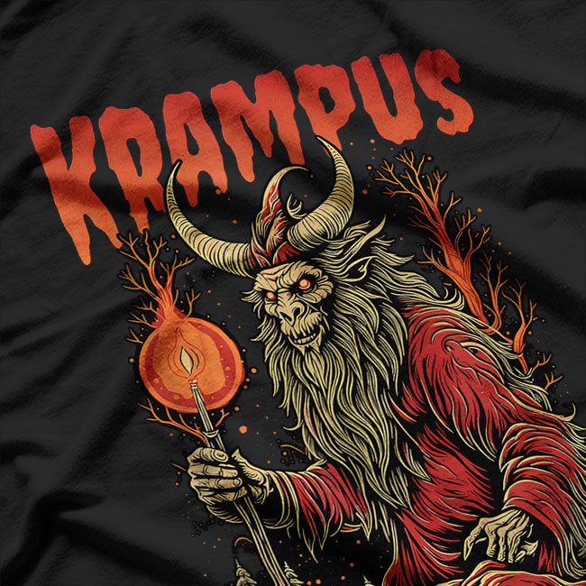 Krampus Is Coming to Town - A Dark Twist on Holiday Cheer T-Shirt