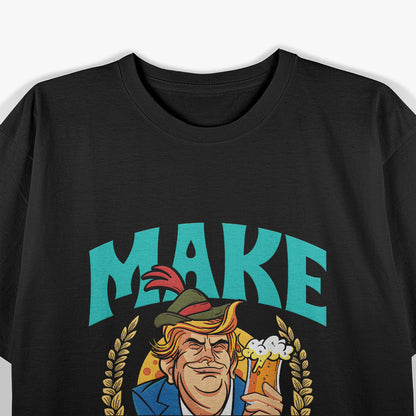 Make Oktoberfest Great Again Funny Trump Drink Beer Prost T-Shirt