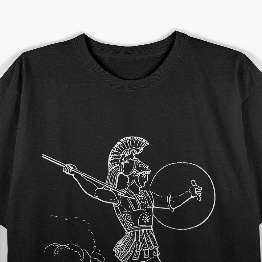 Ares: The Greek God of War - Power, Strength, and Battle T-Shirt