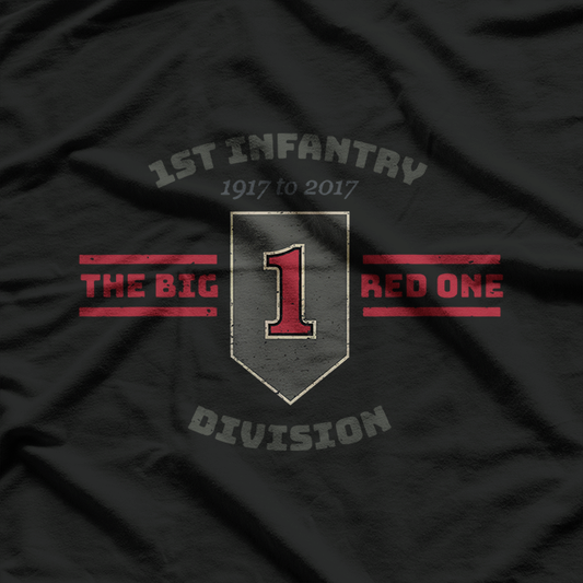 Army 1st Infantry Division Big Red One T-Shirt