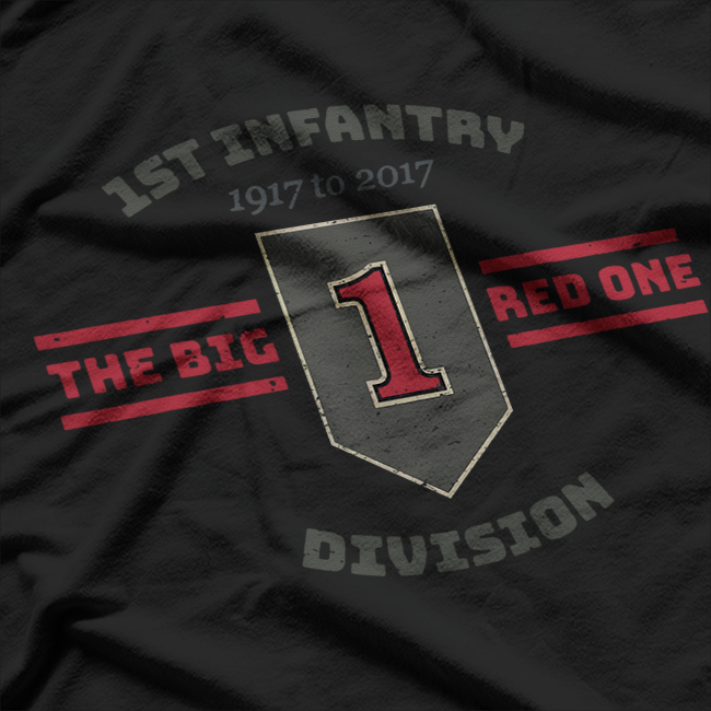 Army 1st Infantry Division Big Red One T-Shirt