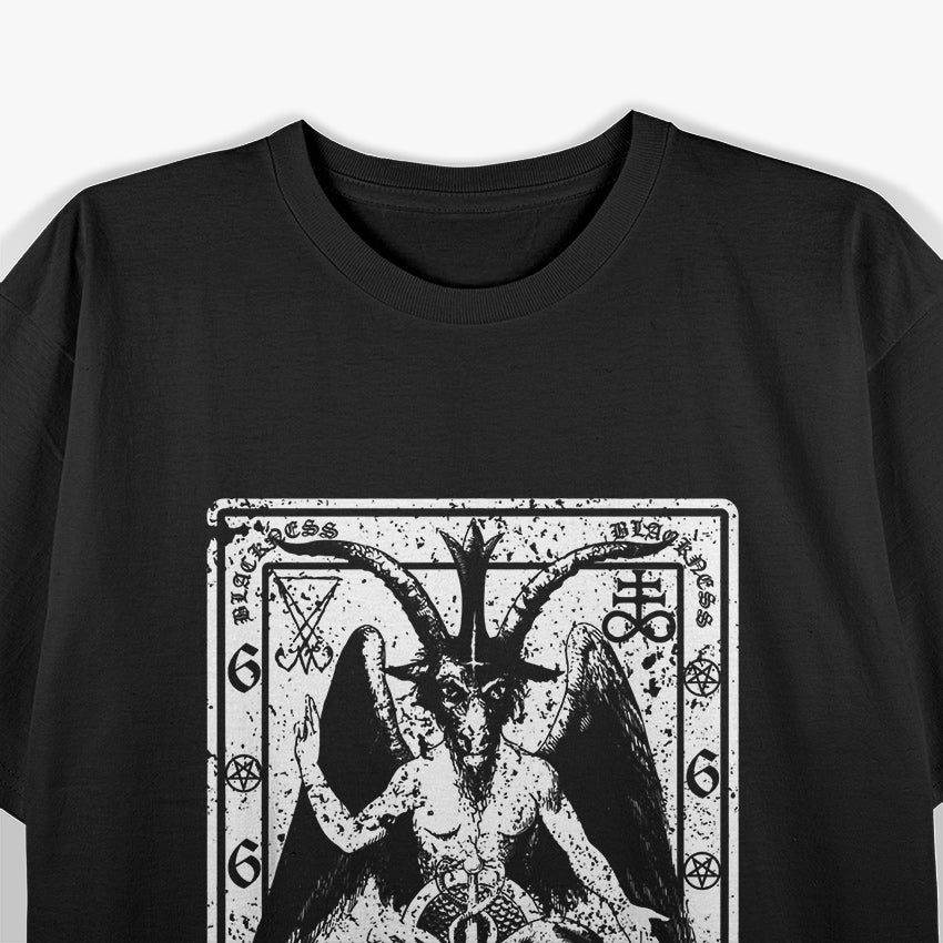 Baphomet Satanic Dark Art Evil 666 Symbol of Occult Rebellion T-Shirt
