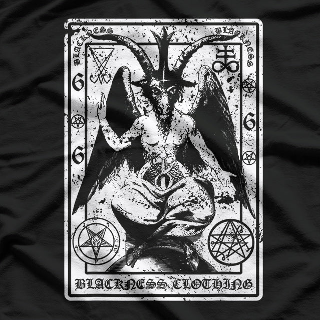 Baphomet Satanic Dark Art Evil 666 Symbol of Occult Rebellion T-Shirt