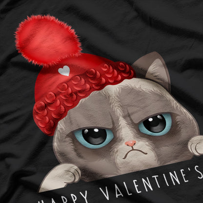 Funny Happy Valentine's Day Cat Love T-Shirt