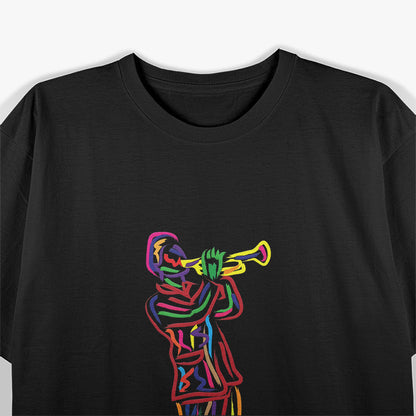 Jazz Music Trumpet Lovers and Jazz Enthusiasts T-Shirt