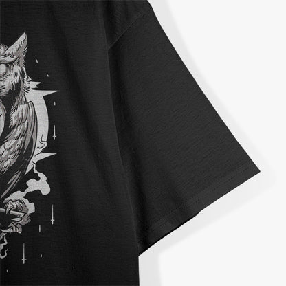 Goth Owl A Spooky Symbol of Mystery and Darkness T-Shirt