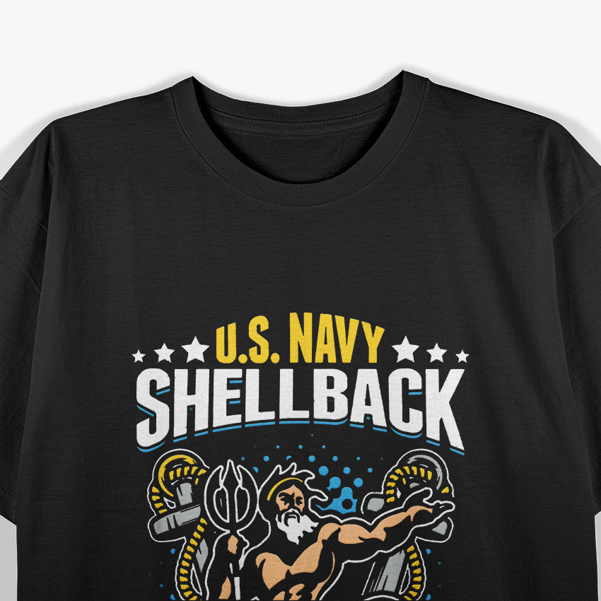 Navy Shellback Crossing The Line 21859 Cool T-Shirt