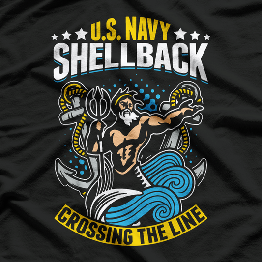 Navy Shellback Crossing The Line 21859 Cool T-Shirt