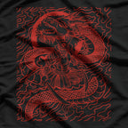 Samurai and Dragon - The Ultimate Warrior’s Legend T-Shirt