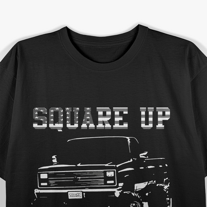 Square Body Chevy Truck USA Squarebody Pickup American T-Shirt