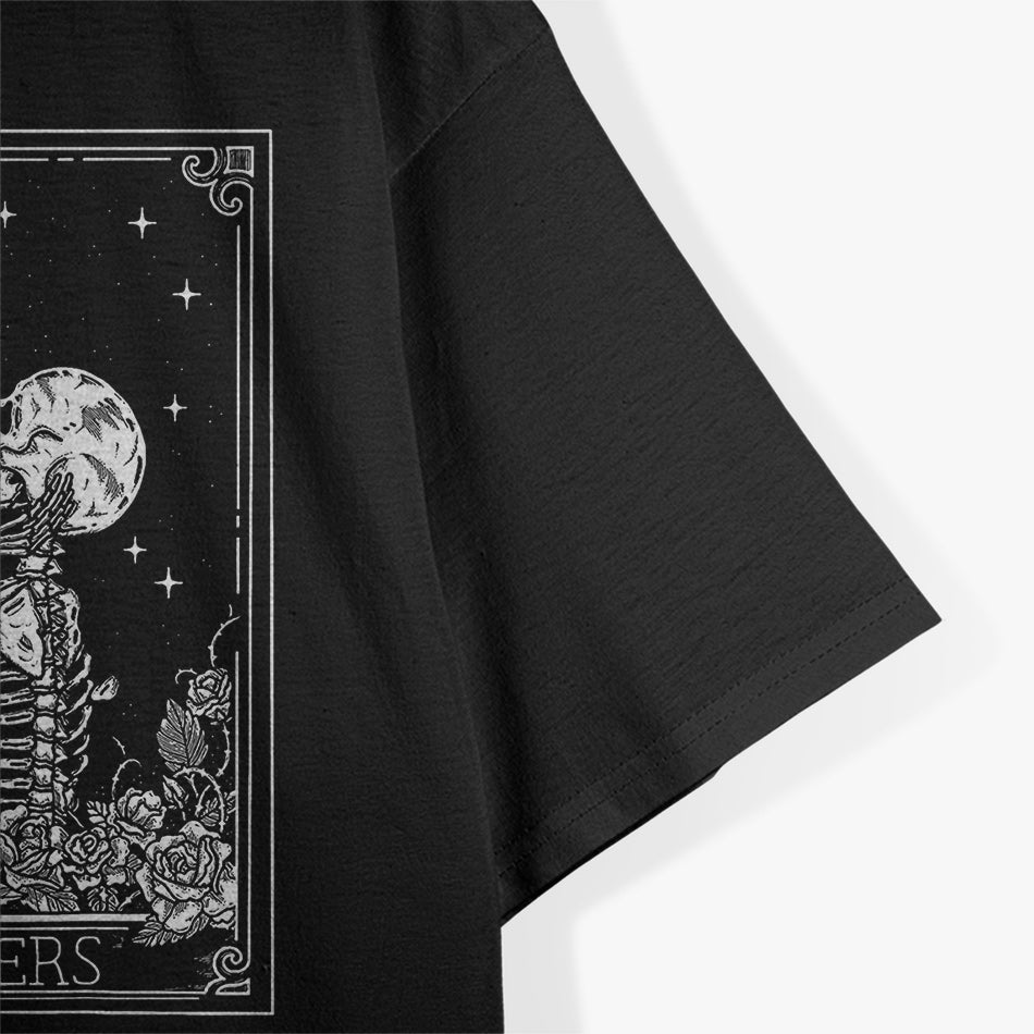 The Lovers Tarot Vintage Astrology, Skull, and Occult Horror T-Shirt