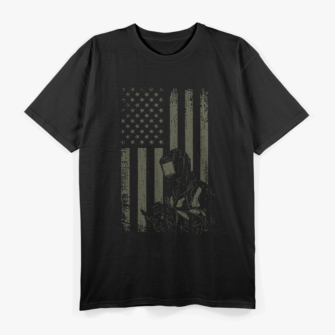 Welders American Flag USA Patriotic Welding T-Shirt