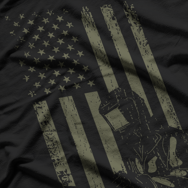 Welders American Flag USA Patriotic Welding T-Shirt