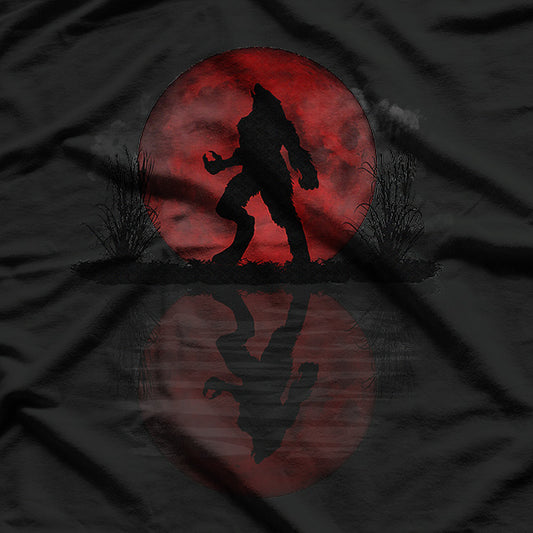 Werewolf Under a Full Blood Moon Howling at the Night T-Shirt