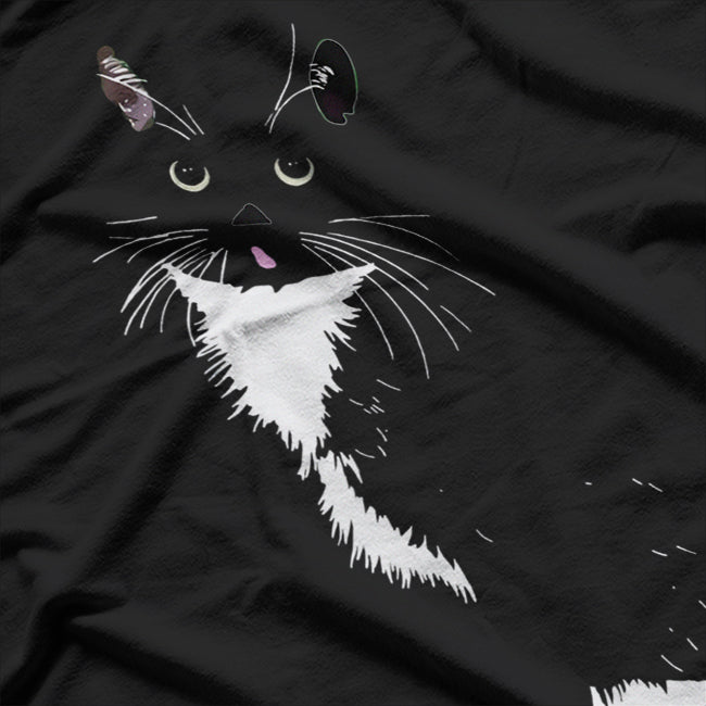 Black Cat Tuxedo Black Cat Cute T-Shirt