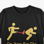 One Legged Butt Kicking Contest Leg Amputee Humor Joke T-Shirt