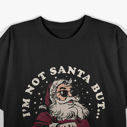 Funny Naughty Santa Merry Christmas T-Shirt