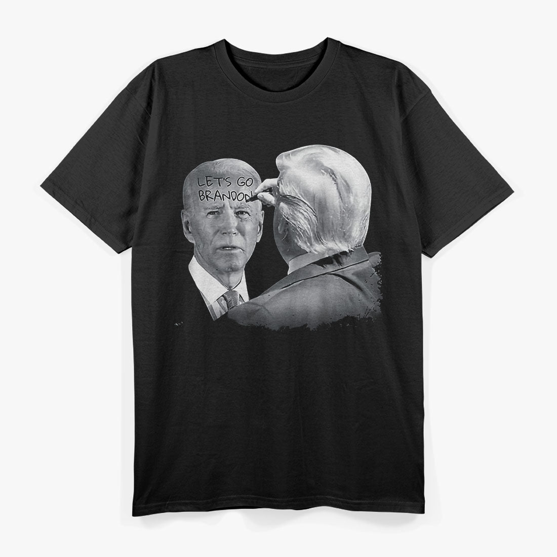 Let's Go Brandon Trump Writes on Biden's Forehead T-Shirt