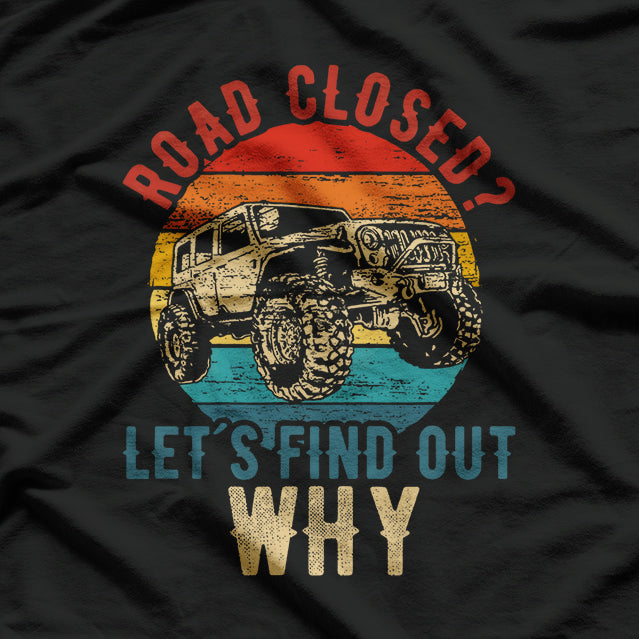 4x4 All Wheel Drive Off Road Car Vintage Retro 70s 80s T-Shirt