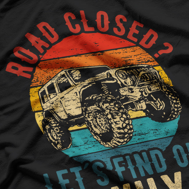 4x4 All Wheel Drive Off Road Car Vintage Retro 70s 80s T-Shirt